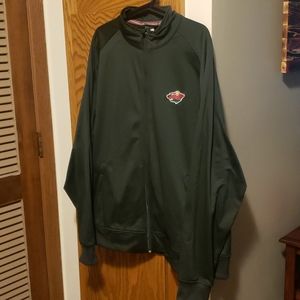 Minnesota MN Wild track jacket, men's size XL